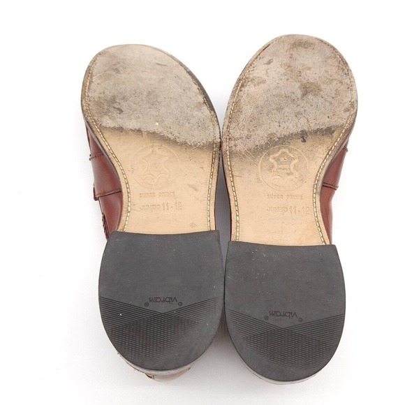 Allen Edmonds Mens 10 D Cody Brown Tassel Kiltie Weave Loafer Leather Dress Shoe - Picture 9 of 9